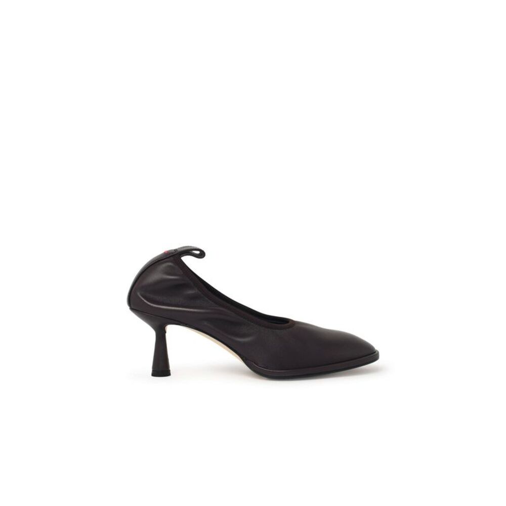 Aeyde 'Giulia' Mocha Nappa Leather Pumps Women